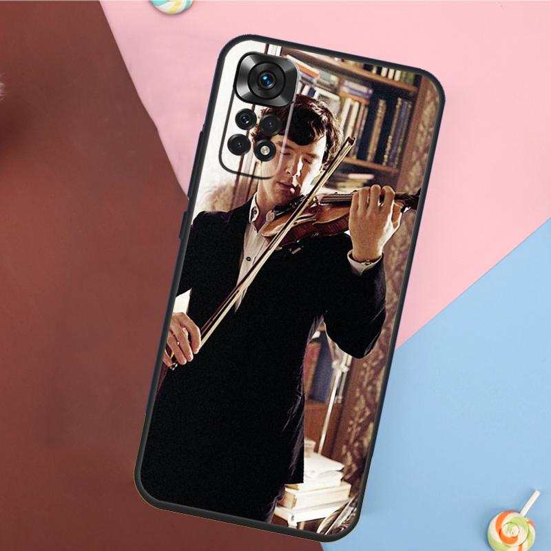Cool Music Violin Cover For Xiaomi Redmi Note 13 Pro 14 12 11 9 10 9S 10S 11S 12S Redmi 10C 12C 13C 14C Case