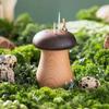 1/2PCS Unique Mushroom Shaped Solid Wood Toothpick Holder, Used for Creative Kitchen Storage and Restaurant Decoration