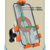 Shockproofed Cycling Phone Mount Nonslip Handlebars Clamp Cycling Gear for Outdoor Sport