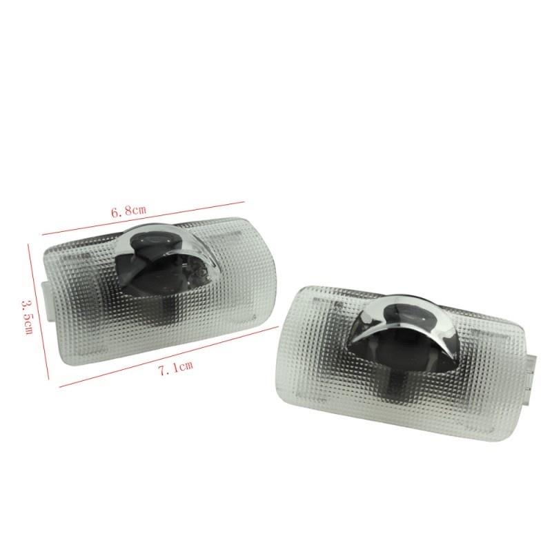 2PCS LED osvětlení dveří auta Auto Welcome Lamp Logo Projektor pro Toyota Camry Highlander Crown Rav4 Verso Avensis Yaris Auris Prius