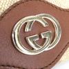 Used GUCCI Key holder  282432 Interlocking six hooks GG canvas/Calfskin beige Brown Accessories