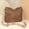 Women's Messenger Bag PU Shoulder Bag Retro Crossbody Bag Mother Bag
