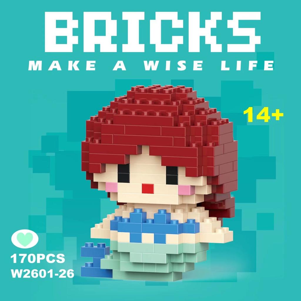 No Box  6Cm High Building Blocks Stitch Kawaii Mini Desktop Ornaments Youth Toys Room Decoration Anime Cartoon Halloween