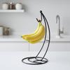 Metal Banana Hanger Prevents Bruising Kitchen Organizer Sturdy