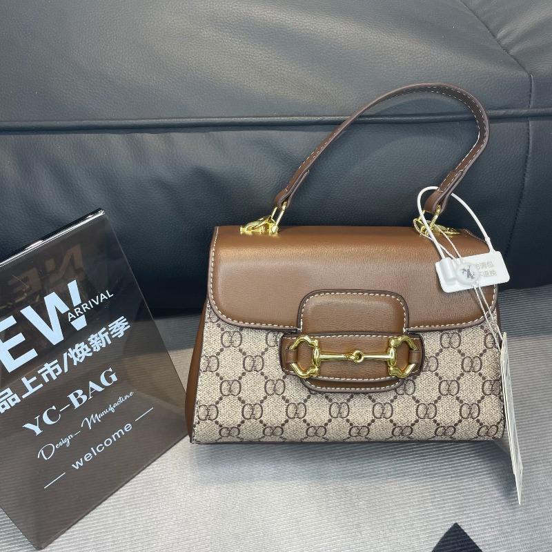 Neue Retro-Mode bedruckte tragbare Satteltasche Schulter Crossbody Achselnische