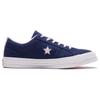 Converse One Star Ox Comfortable Casual Slip Resistant Durable Low Top Skate Shoes Unisex Sneakers Navy White 160621C