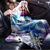 1pc Flannel Frozen Theme Frozen s Bedroom Decoration Bed Throw Blanket Sofa Blanket Gift Home Decoration Warm and Comfortable