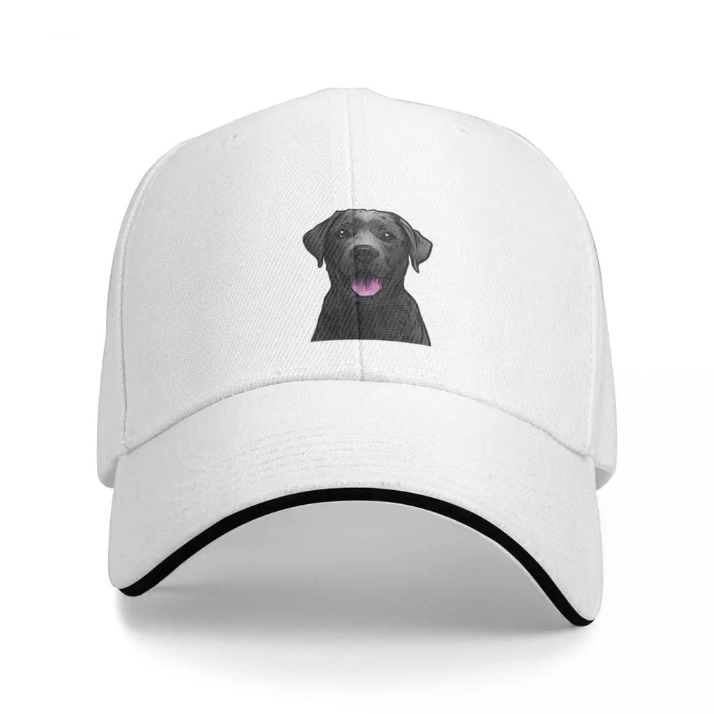 Schwarzer Labrador Retriever Hund Schwarzer Lab Baseballkappe Partyhut Benutzerdefinierte Kappe Golf Unisex Damen