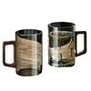 Office High Temperature Resistant Glass Cup Chinese Hospitality Green Tea Brewing Tea Cup Transparent Borosilicate Glass Drinking Water Cup