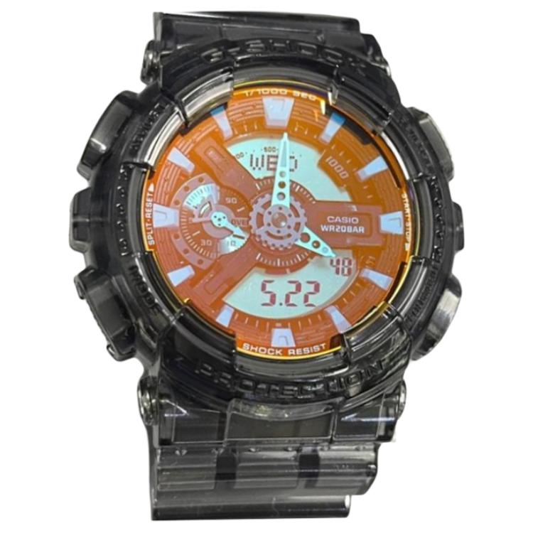 

CASIO Unisex Liquid Crystal/Analog Dual Display Series Blue Watch GA110TLS-8A GA110TLS-8A Blue Dial