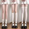 Meias de Veludo de Verão Acima do Joelho Meias de Cano Médio para Crianças Meias Japonesas Meias Listradas para Estudantes Meias de Uniforme Cs