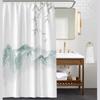 Tenda impermeabile ispessita per bagno, tenda da doccia a prova di muffa, tenda divisoria per doccia, tenda da doccia, tenda da bagno, perforazione gratuita