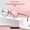 Danyang KO33010K Women's Polygon Retro Eyeglass Frame - Ultralight Non-Magnetic Titanium