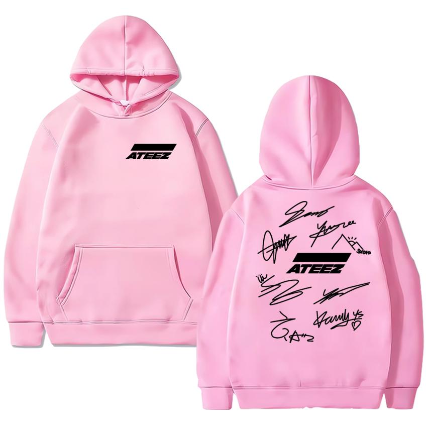 2025 Korea Kpop Ateez The World Ep.fin Will Double Sided printed Hoodie Men women fashion Y2k Sweatshirt Unisex Fleece pullover