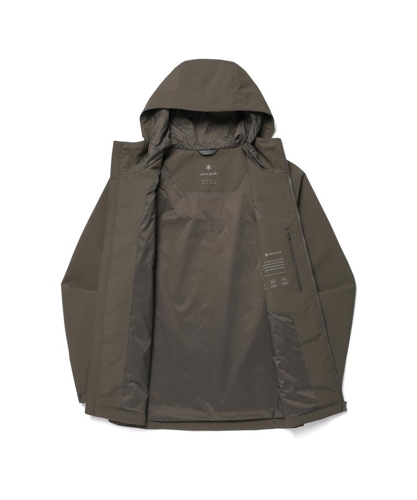 Snowpeak Apparel 2L Titanic Windbreaker (S26Sutwb38) Dark Khaki