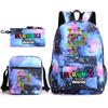 Rhythm box cartoon animation primary school schoolbag sprunki fourth grade lightweight burden reduction large capacity backpack bag