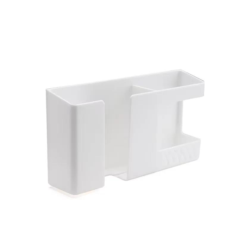1PC Wall-Mounted Remote Control Storage Box Rack Non-Punching for TV Air Conditioning Mobile Phone Charging Organizer Cup Holders 5