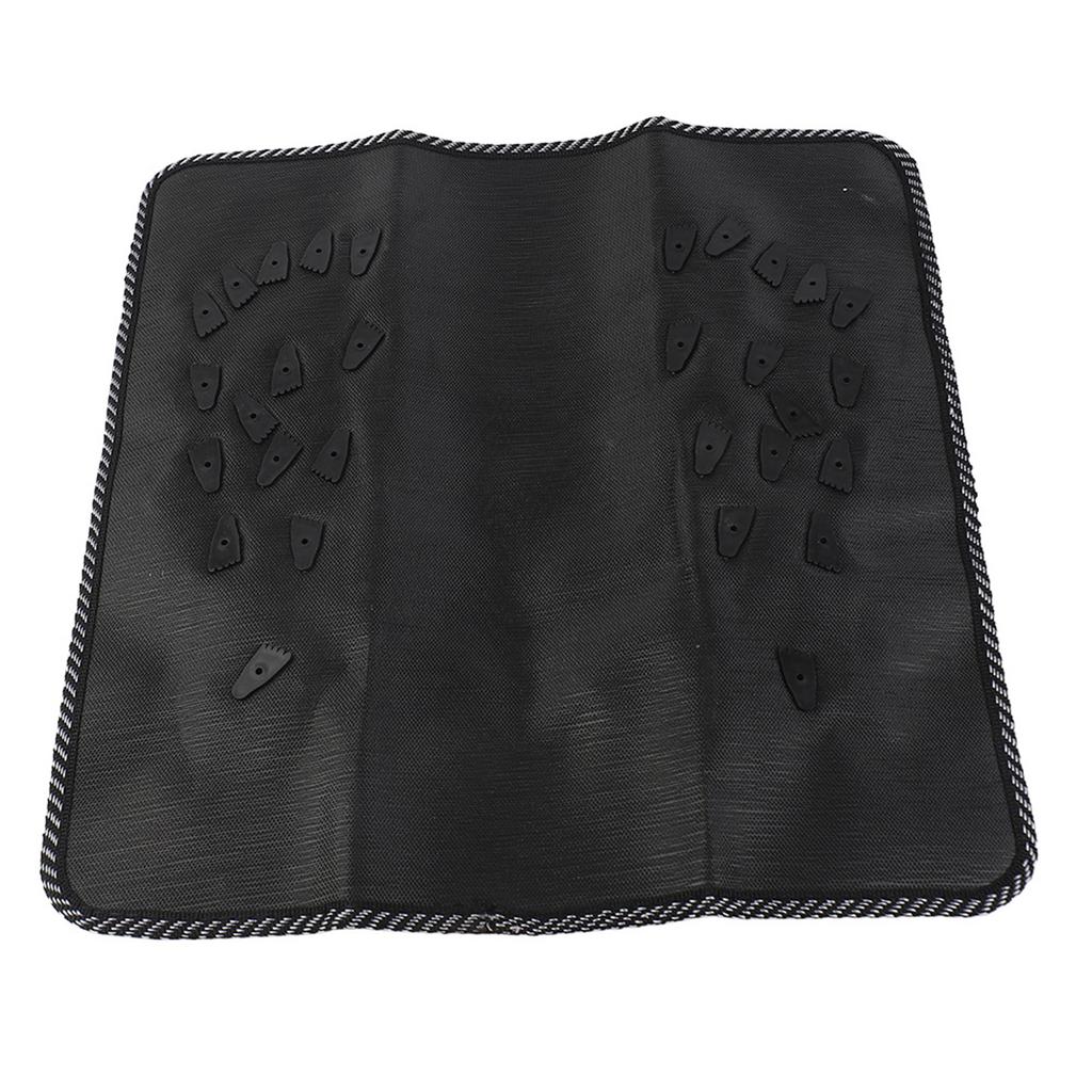Walk Stone Mat PP Stone Road Foot Pad Black