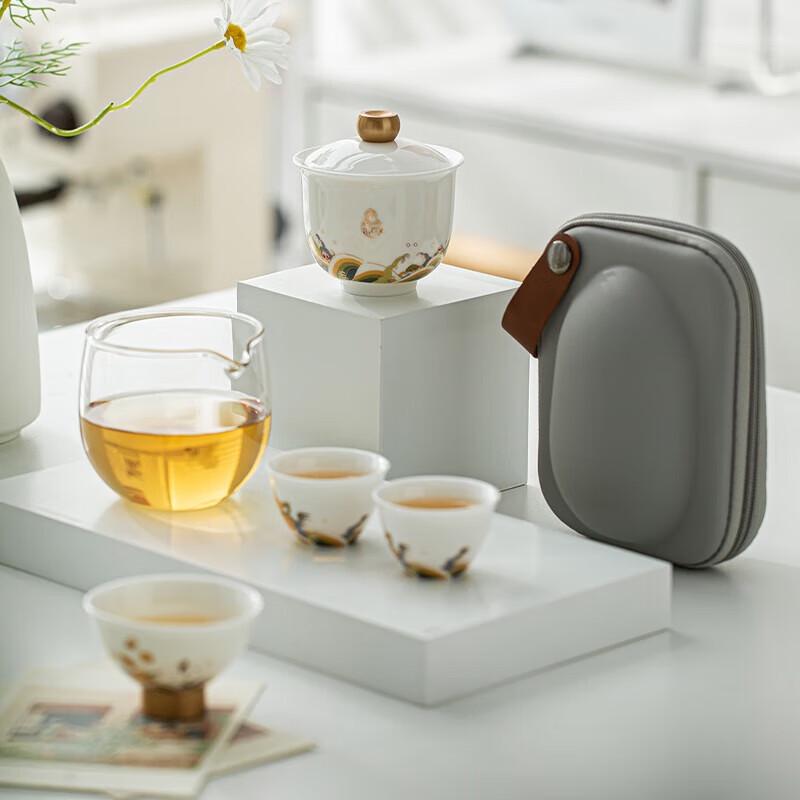 Dongyue Nafu Portable Ceramic Travel Tea Set