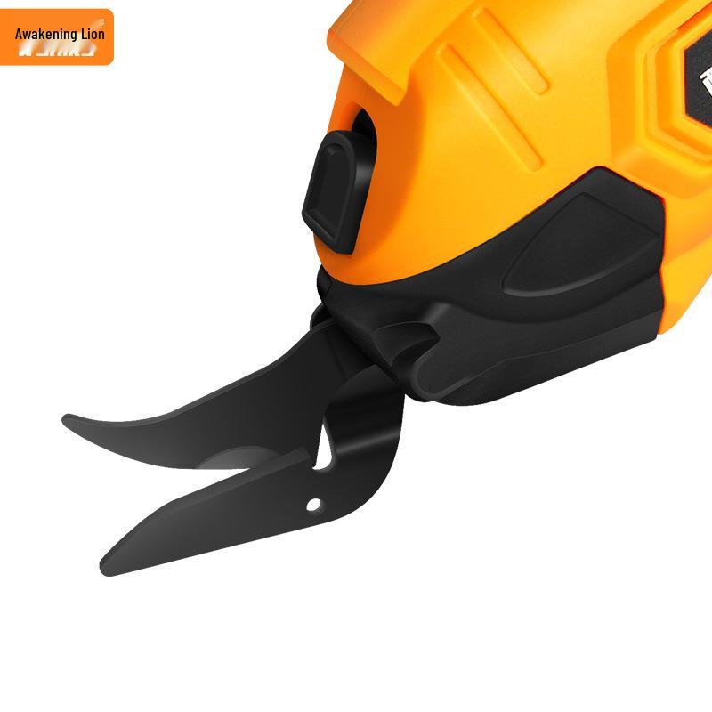 Lion Dance Handheld Electric Scissors with Alloy & Tungsten Steel Blades for Fabric Cutting
