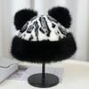 1pc Women Warm Bucket Hat for Winter,Urban Outdoor Series Casual and Fashionable Women's Mongolian Hat,suitable for Dailywear