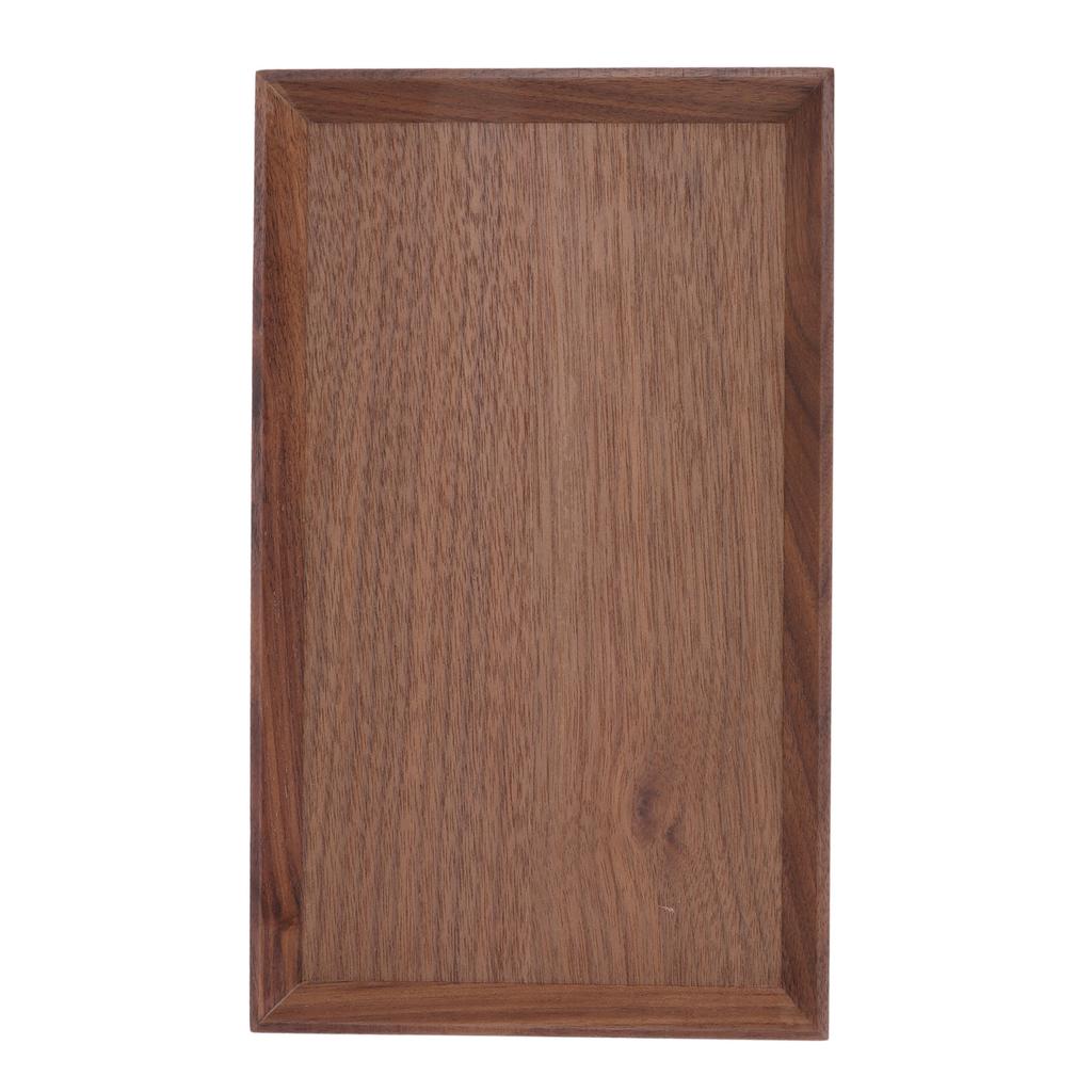 Black Walnut Tray Simple Fashion Serving Tray Serve Tea Fruit Cheese Wine Or Meals Small Rectangle