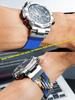 Nylon Strap for Casio G-SHOCK GST-B100/S110/S120/S130/W300 G-Shock Steel Core, Magnetic Fold Clasp - Quick Adjust & Easy Wear