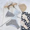 Two-Tone Splicing Sexy Bikini - Pure Desire Hot Girl Beach Swimsuit