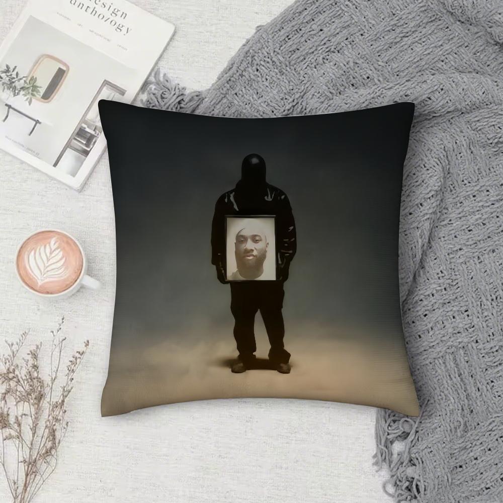 Rapper Kanye West Beauty And The Beast Pillow Case Cover Square Sofa with for pattern comfortable cushionsuitable of room