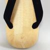 Edoten Geta Made in Yellow Tatami Black Size L Sandals, Japan, Mat, Straps, Double-Ply Sole,