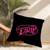 Cool Kpop Style B-Babymonsters Pillow Case Short Plush Print Cushion Cover Square Throw Pillow Covers Sofa Home Decor
