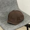 JYL TS DIY Washed Beret Women Spring Korean Solid Color Painter Hat Cotton