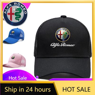 Car Stickers For Alfa Romeo Car Duck Tongue Cap For Alfa Romeo 3D Hat Motorcycle Racing Baseball Cap Hat Adjustable Casual Truck