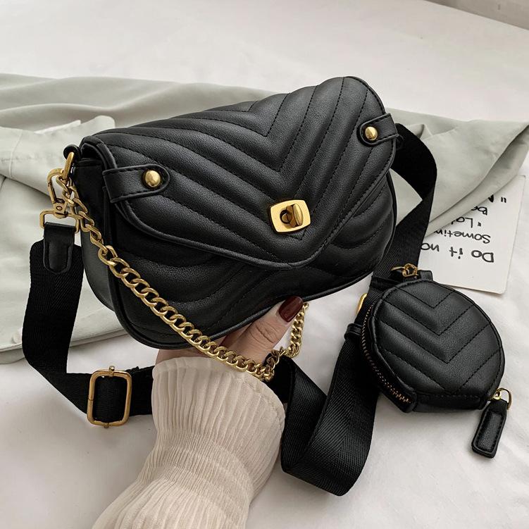 French Texture Popular Small Bag Women's 2020 New Trendy Internet Celebrity Summer Shoulder Bag Premium Chain Messenger Bag