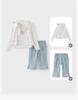 Davidella Girls' Short-Sleeved Summer Clothes, Children's Soda Cotton T-Shirt, Girls' Top