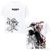 Bleach Thousand Year Blood War Ichigo Kurosaki Bold Letter Japanese Kanji Vintage Print Anime Oversized Y2K Style Women And Men T-Shirt