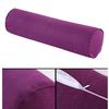 Neck Roll Pillow Soft Linen Orthopedic Sleeping Bolster Neck Back Support Cushion for Home Office Travel