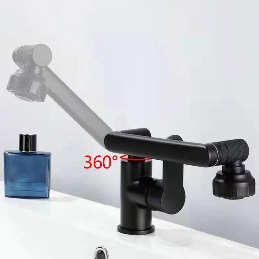1080 Degree Swivel Mixer Tap Hot Cold Water Kitchen Bathroom Tap