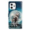 Pour Oppo Reno14 5G (Global) Étui Portefeuille en Cuir PU avec Impression de Motifs, Support, Housse de Téléphone avec Lanière