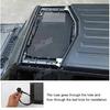 JeCar Car Sunshade Front Roof Top Mesh Insulation Net Protection For Jeep Wrangler JL Gladiator JT 2018 up Exterior Accessories