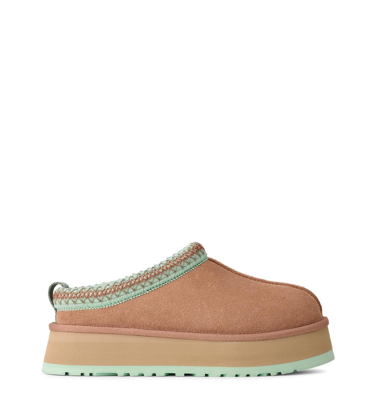 Gigi Damen Ethnischer Stil Warme Tazz Winter-Loafer - Dicke Sohle Baumwoll-Hausschuhe & Schneestiefel 38 smaragdgrün