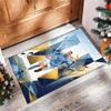 Erling Haaland Calcio Football Pattern Tappeto Morbido per Area Tappeto per Pavimento Interno Antiscivolo Tappetino Decorazione Sportiva per Camera da Letto