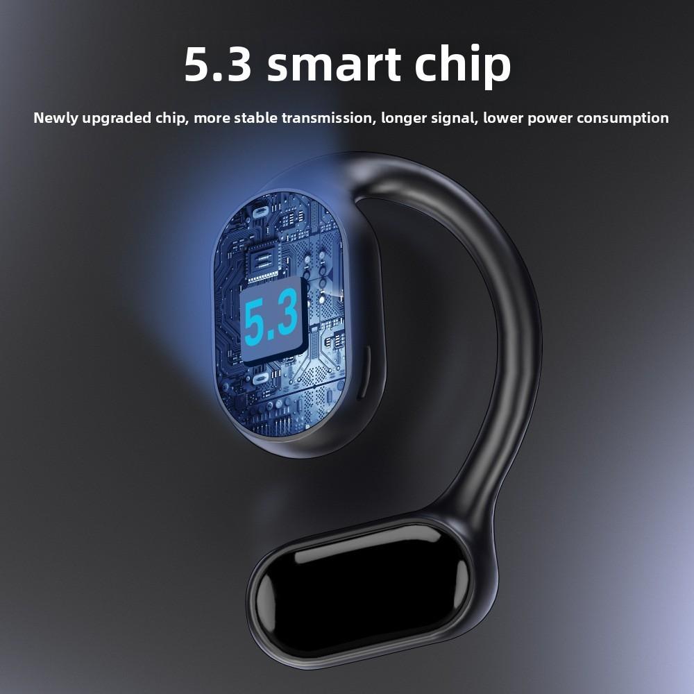 Bluetooth Ear Hooks With Enc Noise Cancelling For Sports And Workout Use