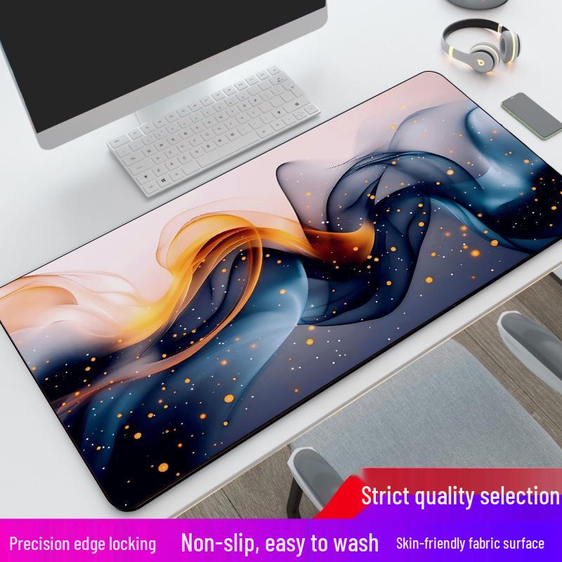 Large Creative Landscape Pattern Gaming Non-slip Mouse and Desk Pad - Customizable