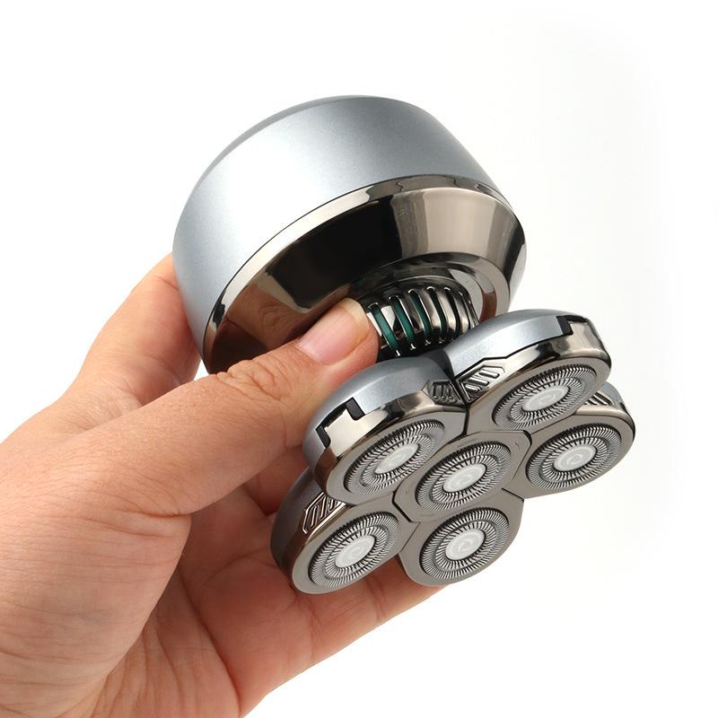 Multifunctional Rechargeable Electric Shaver for Men - Digital Display, Bald Head, Full Body & Beard Washable Razor