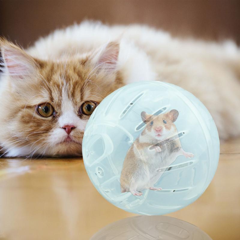 Hamster Übungsball Transparent Hamster Laufball Rad Spielzeug Für Grounder Ratte Kleintiere Haustierbedarf 10cm