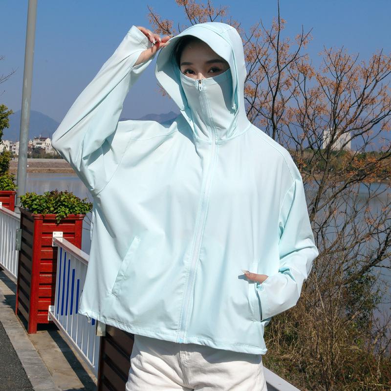 2025 Lightweight Breathable Ice Silk Sun Protection Clothing - Plus Size, Unisex, Summer Outdoor Wear