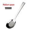 Jiemengzhe Food-Grade 304 Stainless Steel Chinese Soup Spoons