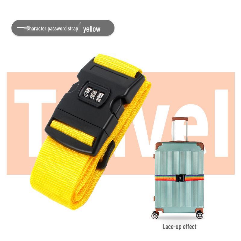 Polypropylene One-Word Luggage Strap for Suitcase Reinforcement with Wheels