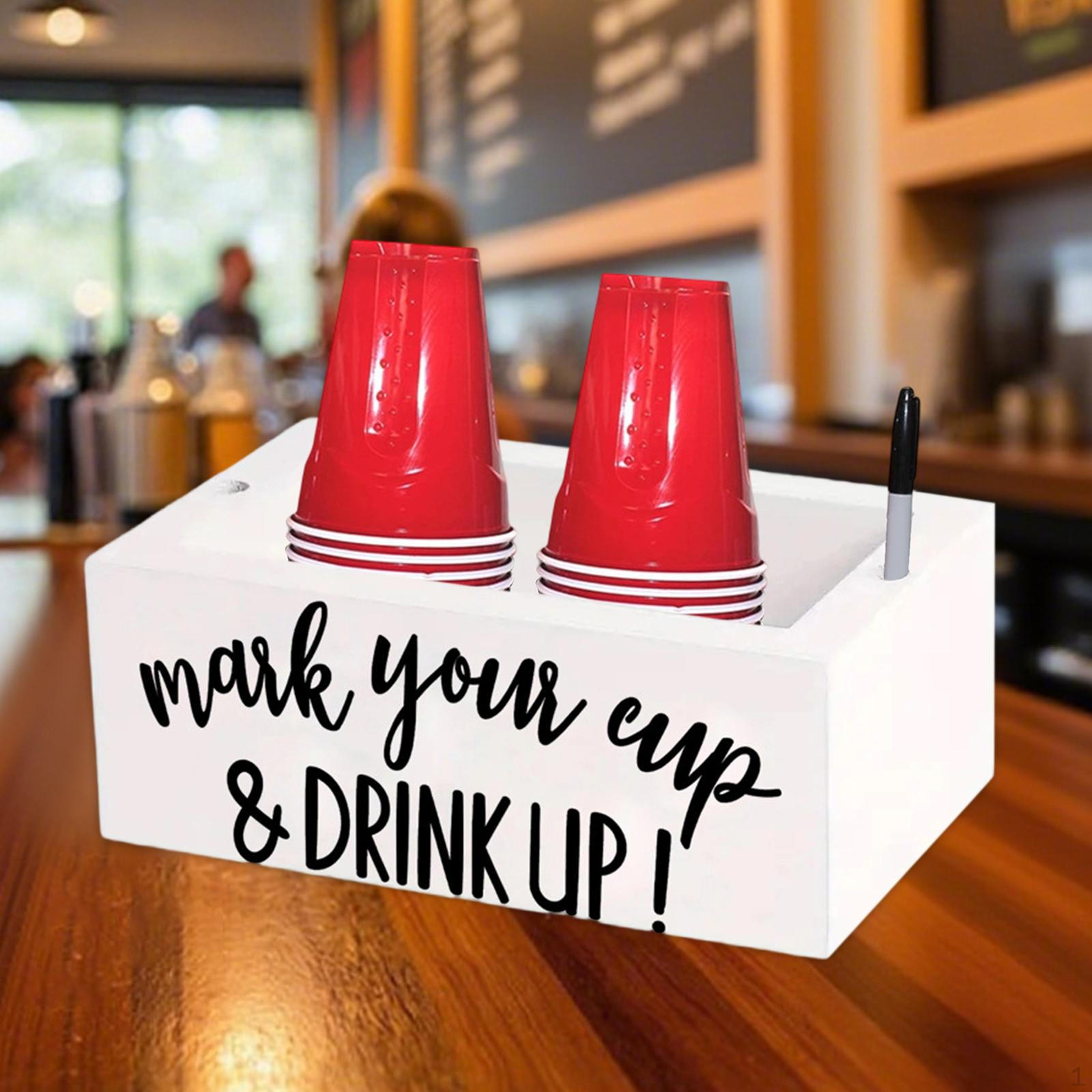 

Органайзер для чашек Стойка-диспенсер для кофе, Двухрядная шкатулка для украшений Многофункциональное настольное хранилище белый